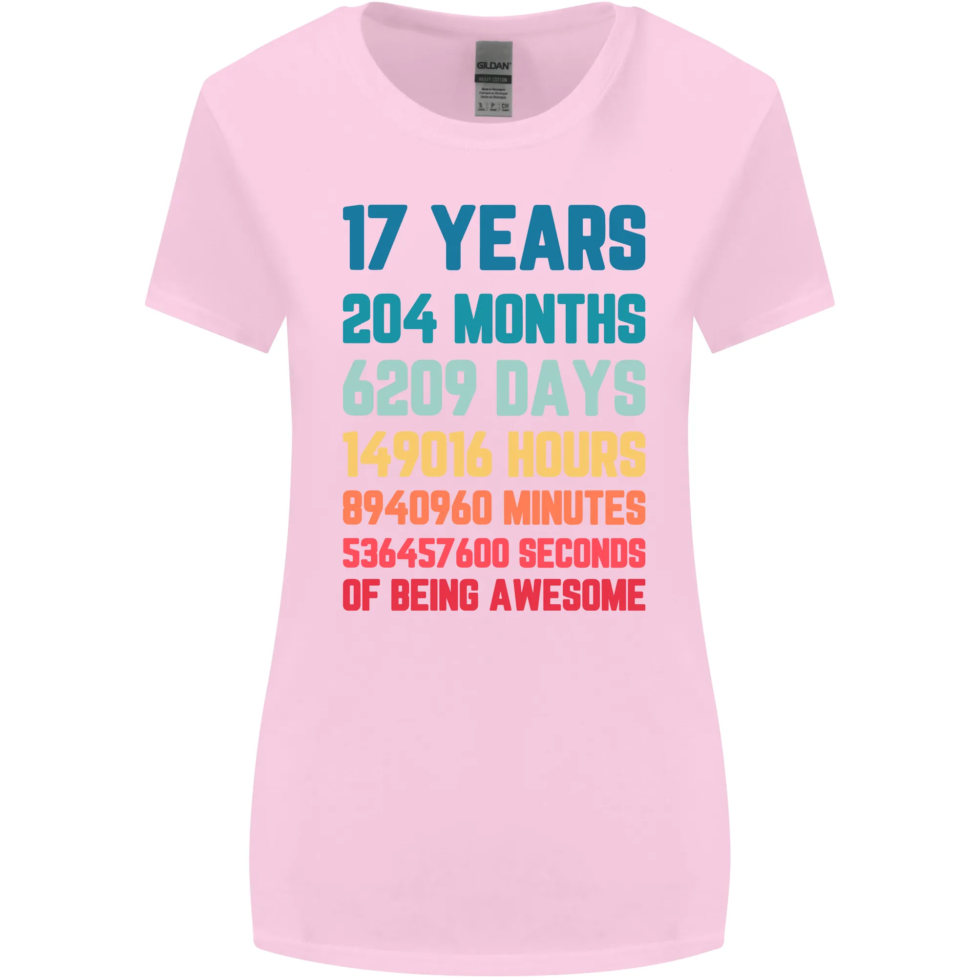 17th Birthday 17 Year Old Womens Wider Cut T-Shirt