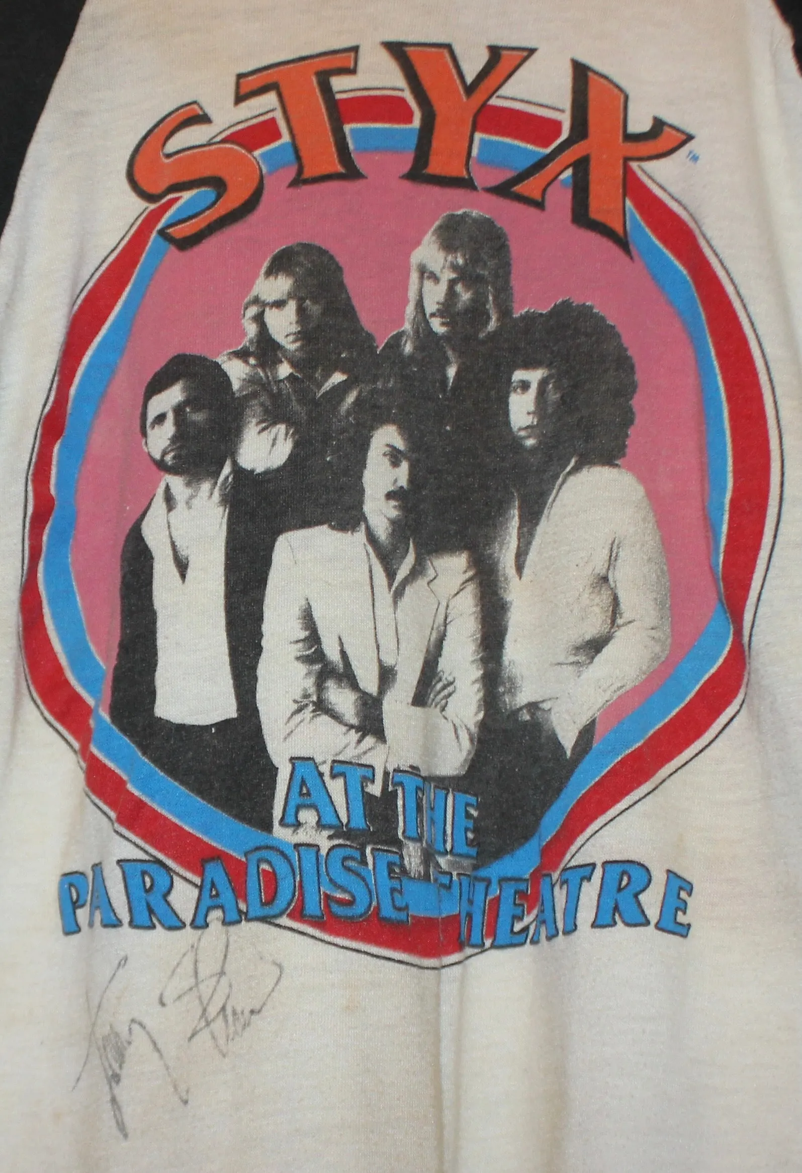 1981 Styx Tour Raglan T-Shirt: S