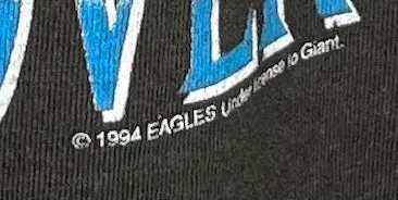 1994 Eagles Hell Freezes Over Double-Sided T-Shirt: L/XL