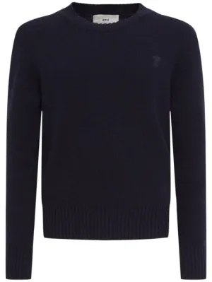 AMI Paris   Adc logo cashmere sweater 