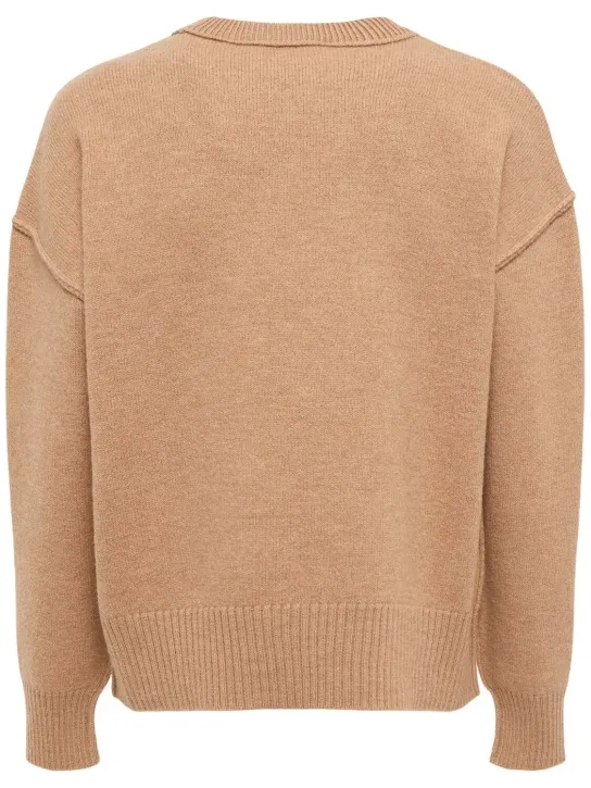 AMI Paris   Adc virgin wool crewneck sweater 