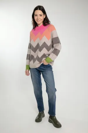 ANDREA JUMPER IN PINK MIX