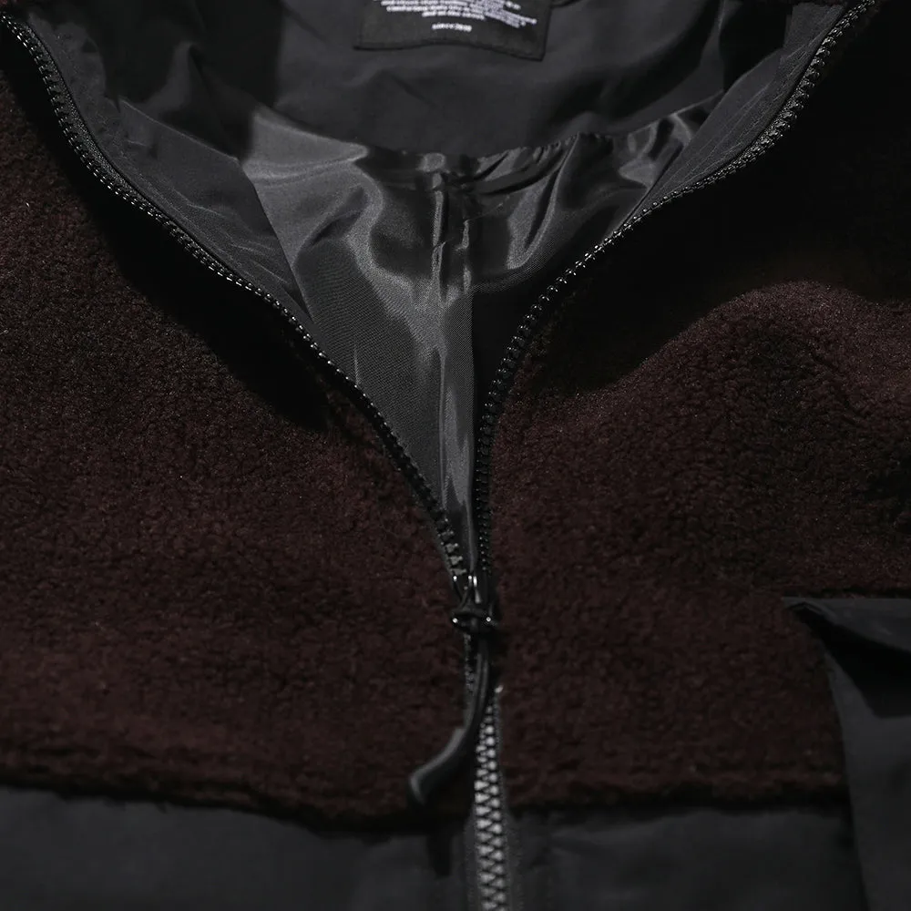 AWF HALF FLEECE JACKET BLACK