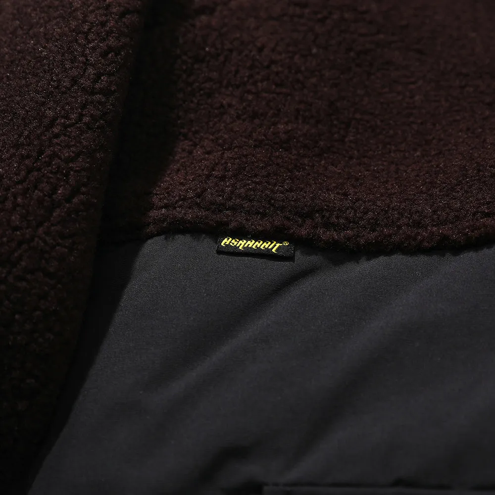 AWF HALF FLEECE JACKET BLACK