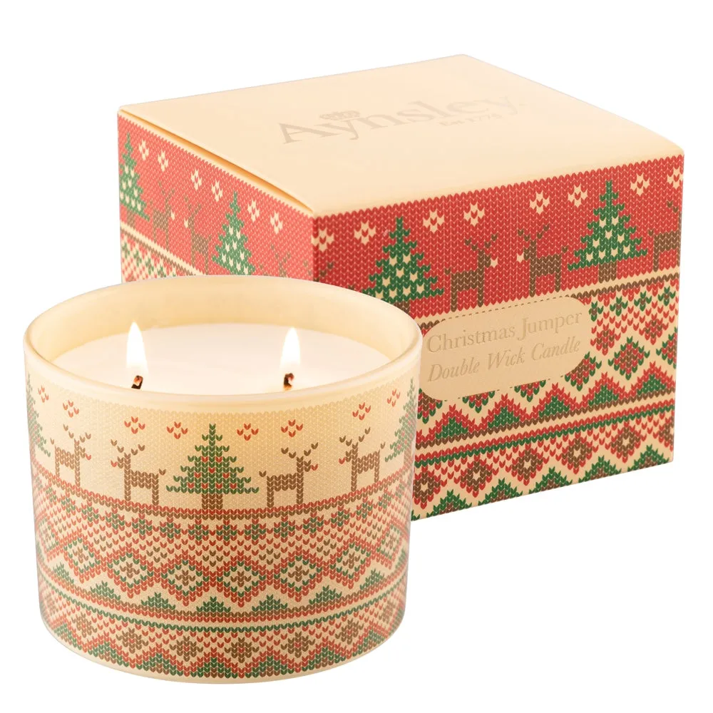 Aynsley Christmas Jumper Candle - Magic of Christmas