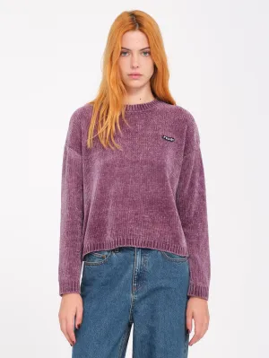 Bubble Tease Sweater - Vintage Violet