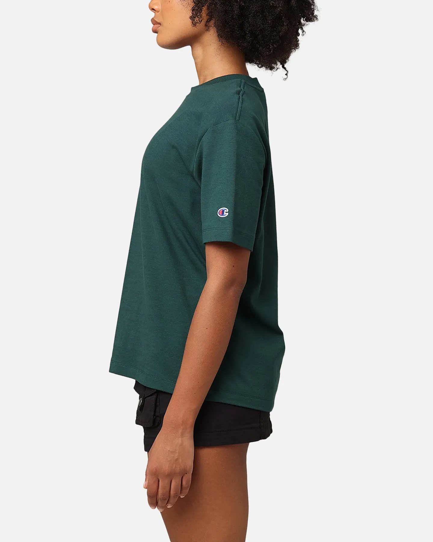 Champion Women's Rochester Base T-Shirt Cotton Forest Green