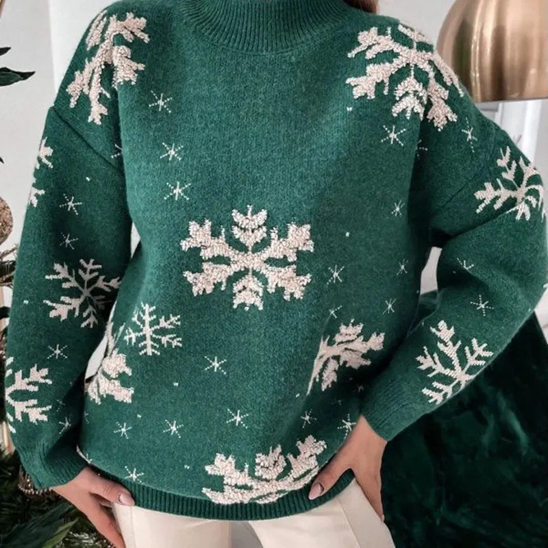 Christmas Sweater Snowflake Jumper