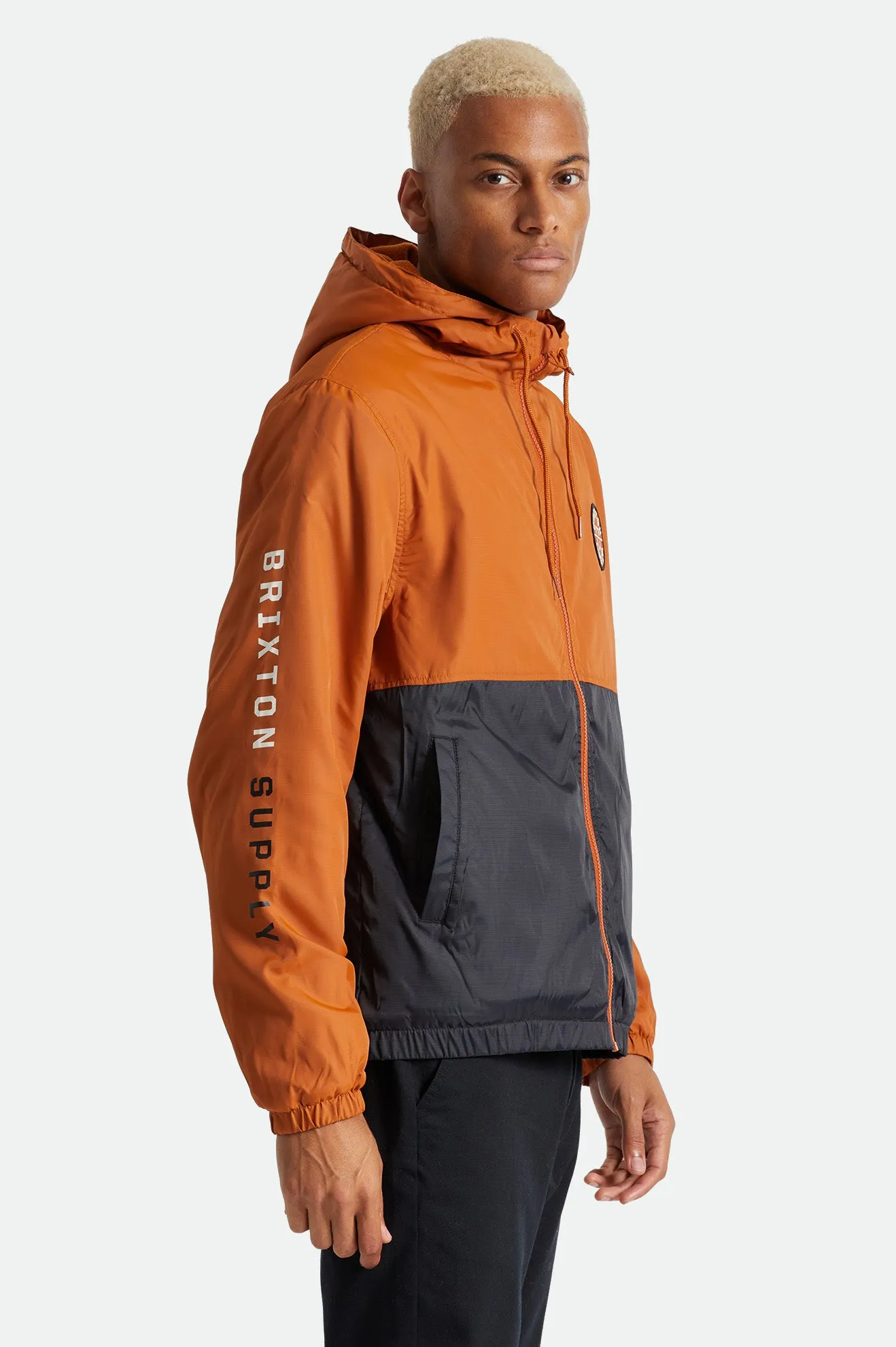 Claxton Crest Lined Hood Jacket - Caramel/Black