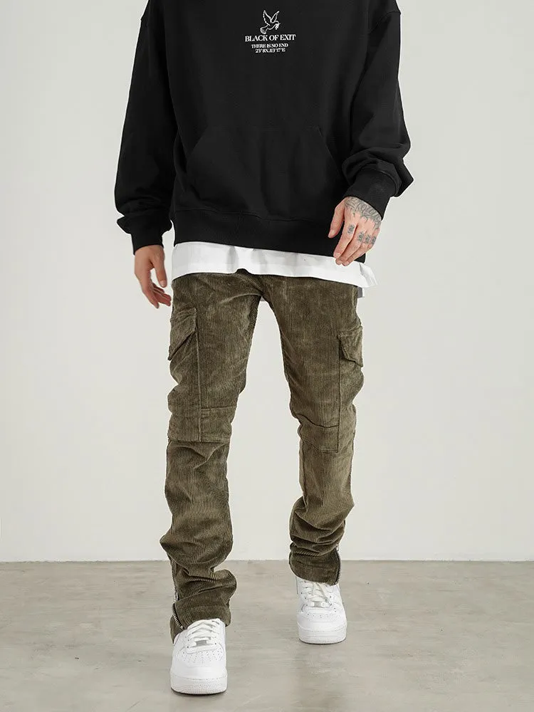 CORDUROY CARGO PANTS