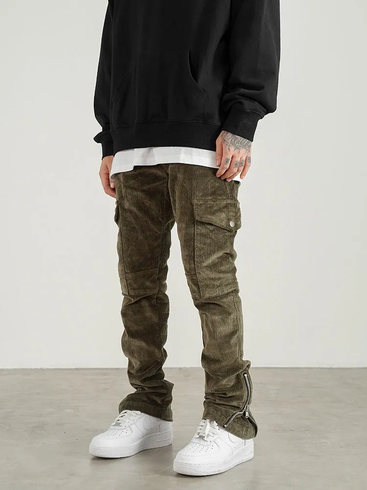 CORDUROY CARGO PANTS