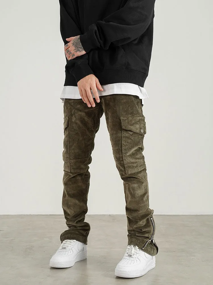 CORDUROY CARGO PANTS