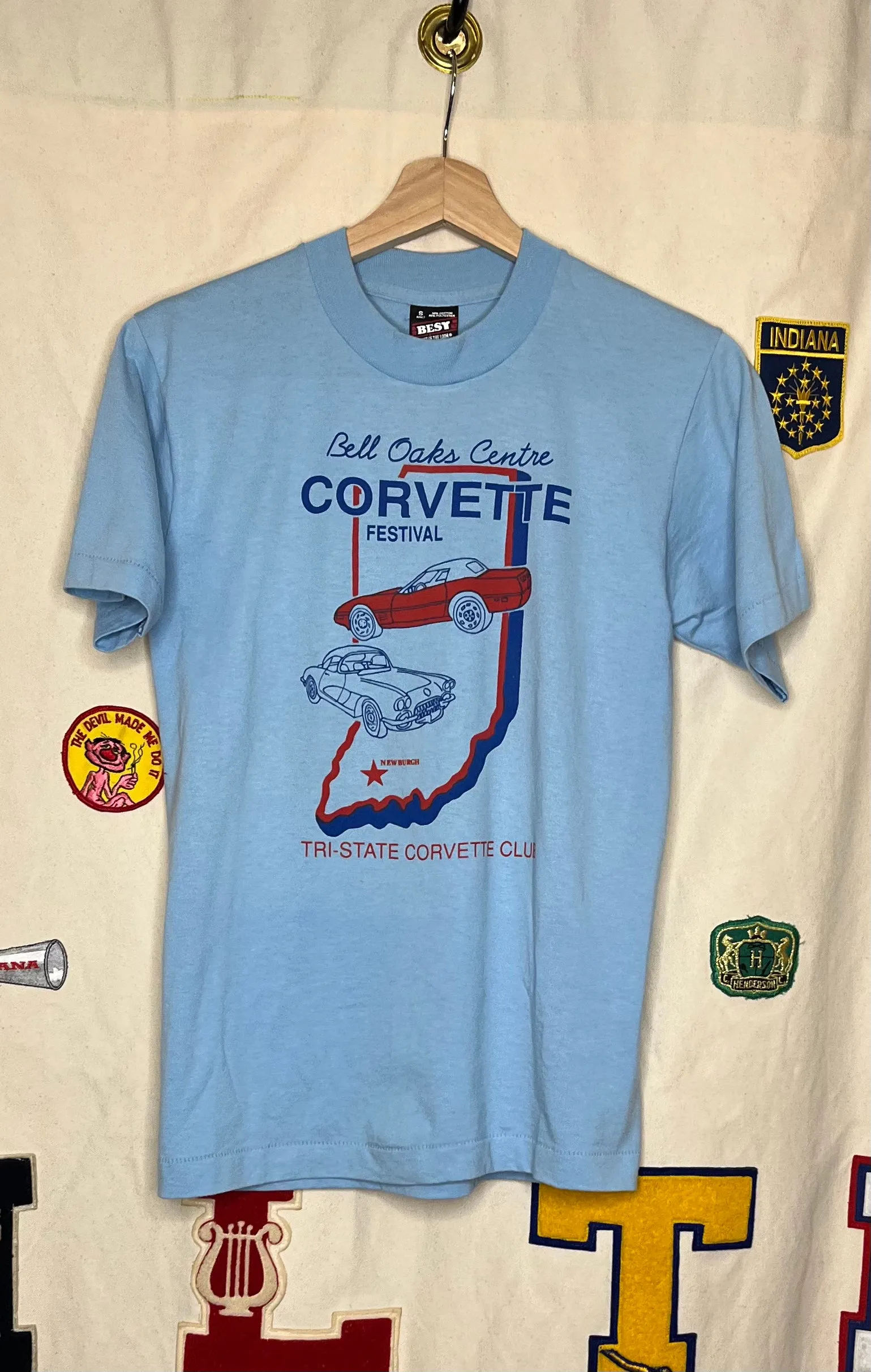 Corvette Festival Blue T-Shirt: S