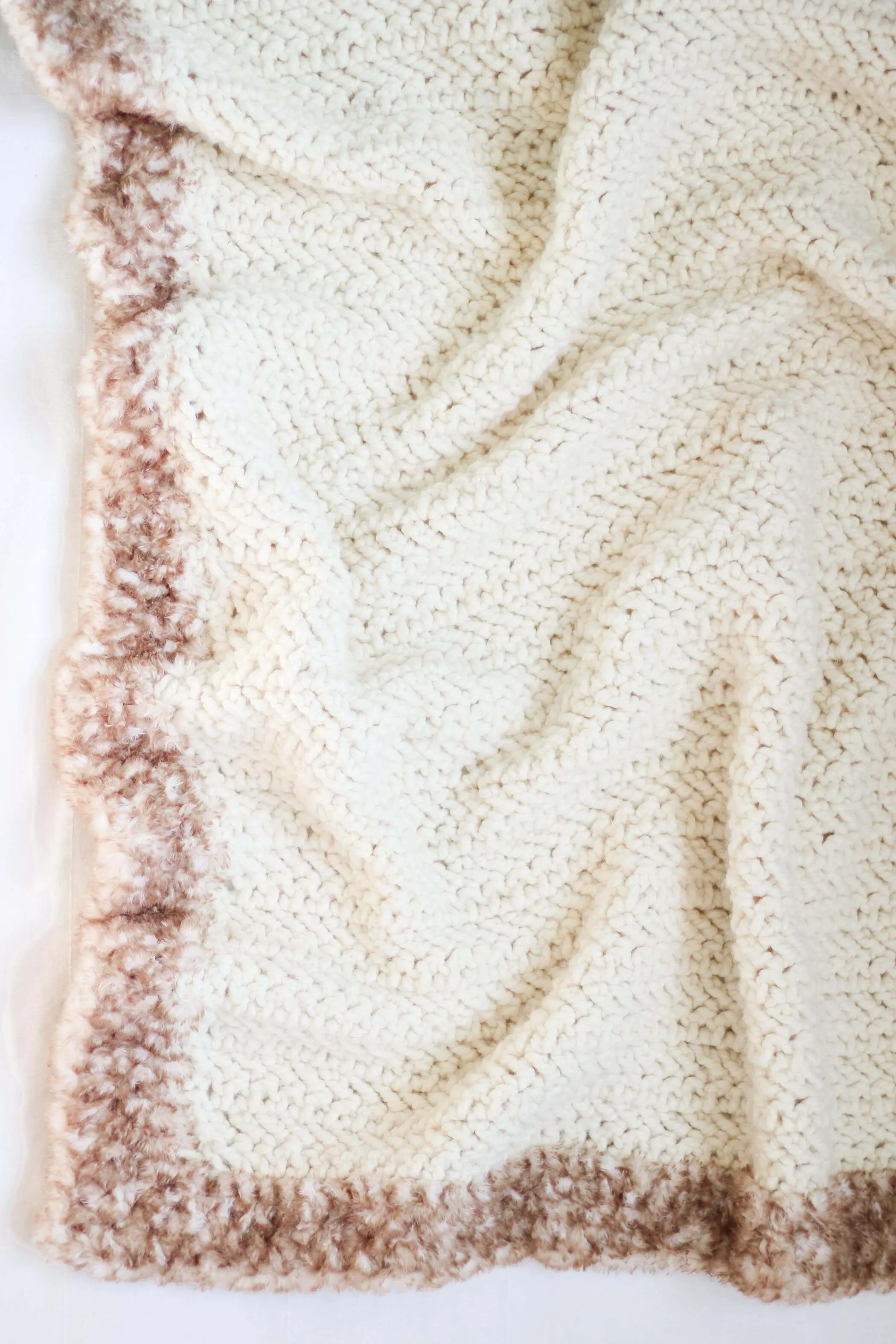 Crochet Kit - Luxe Herringbone Throw