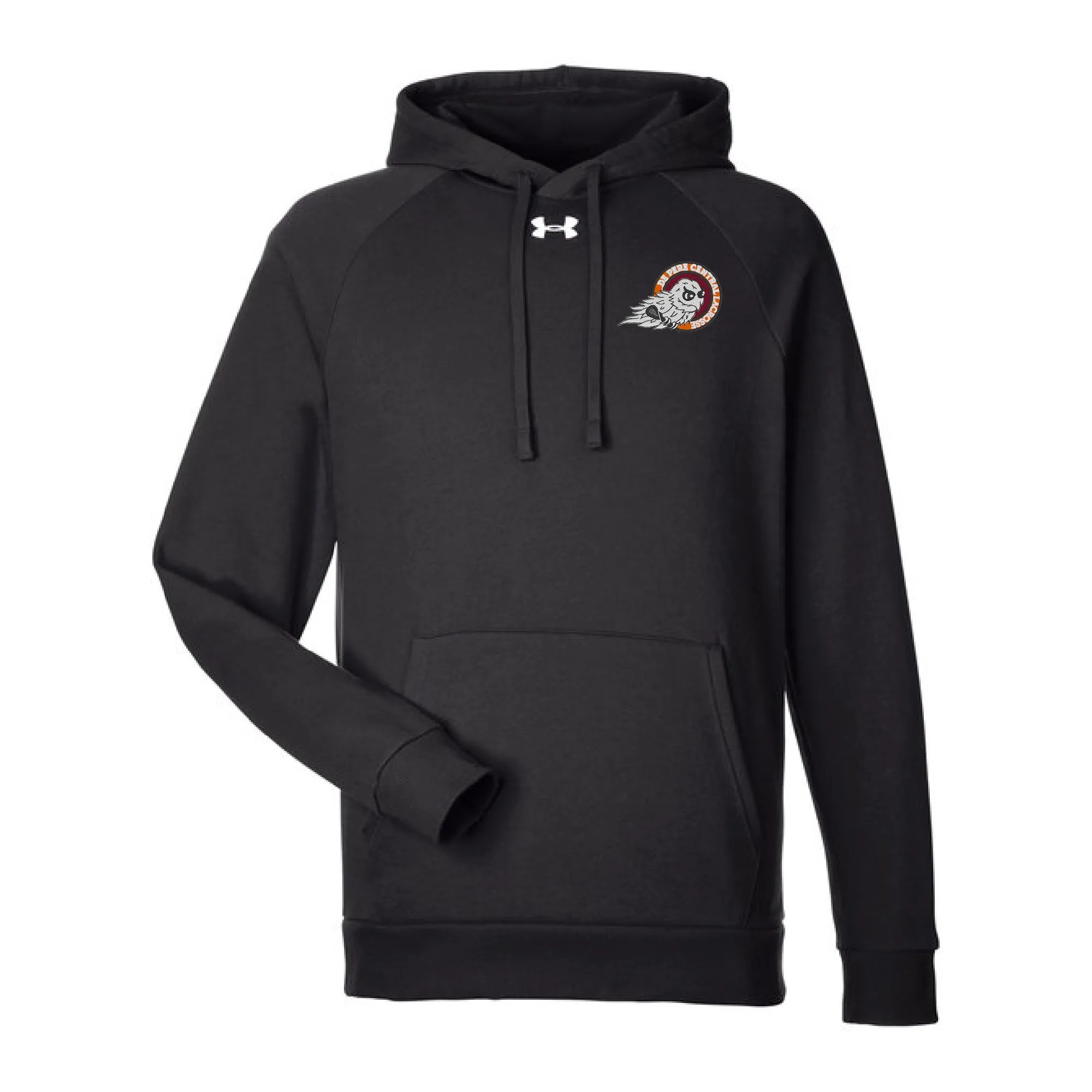 De Pere Central Lacrosse - Black Unisex UA Hoodie - Ghostbirds Logo