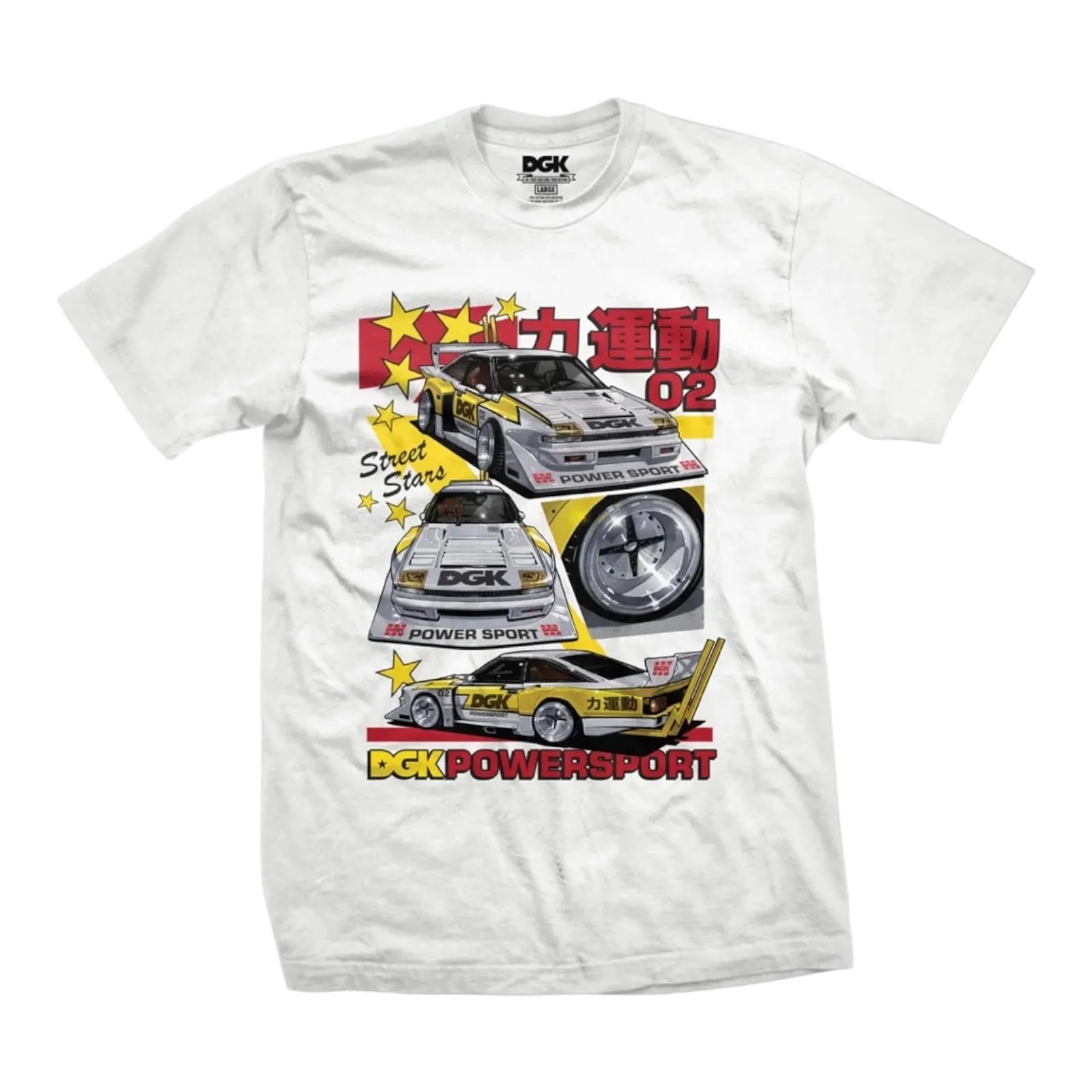 DGK POWERSPORT T-SHIRT WHITE