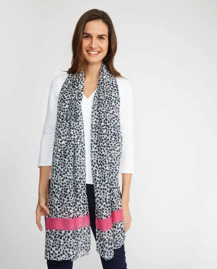 Ditsy Mono Lightweight Scarf