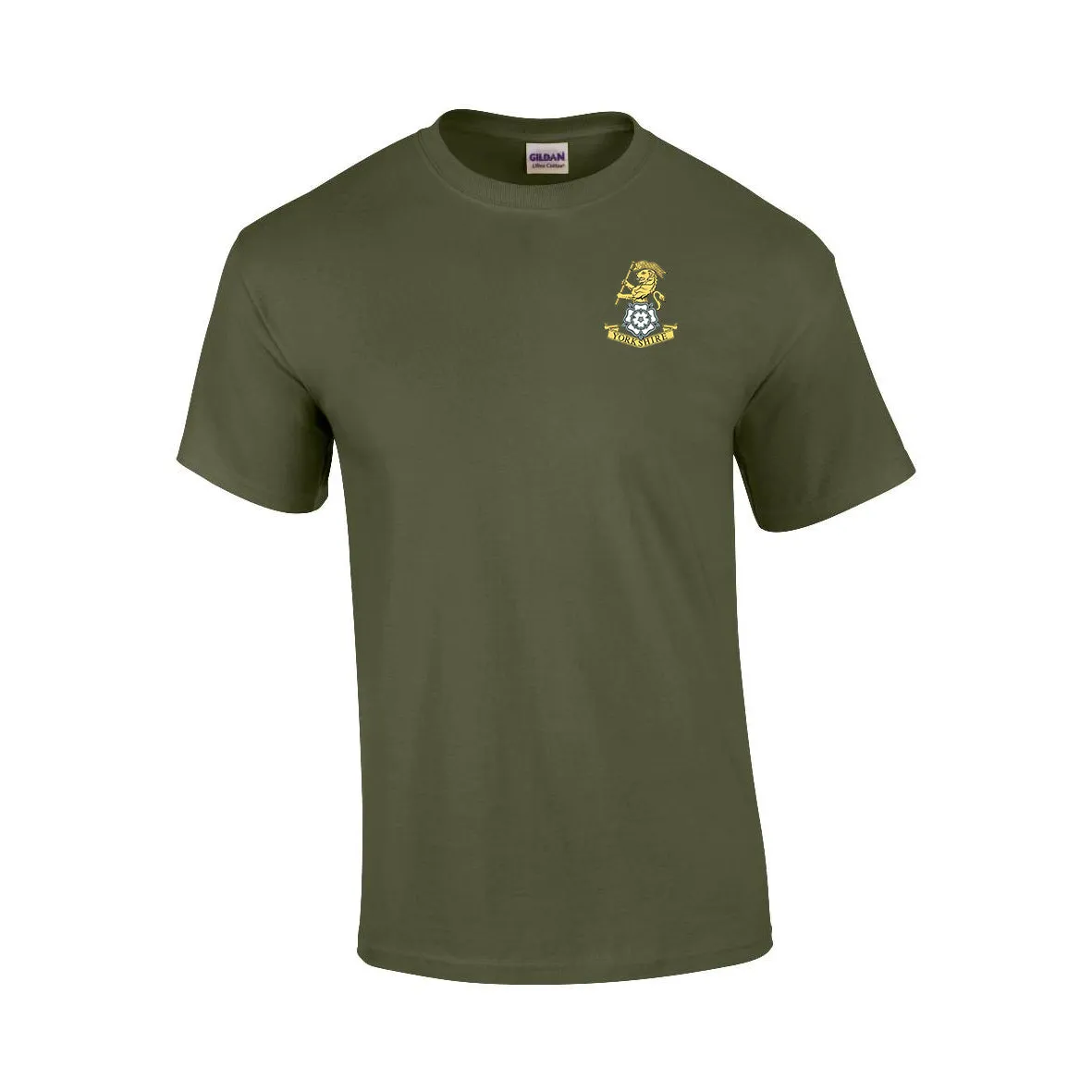 GD02 - Yorkshire Regiment Premium Quality Embroidered T-Shirt