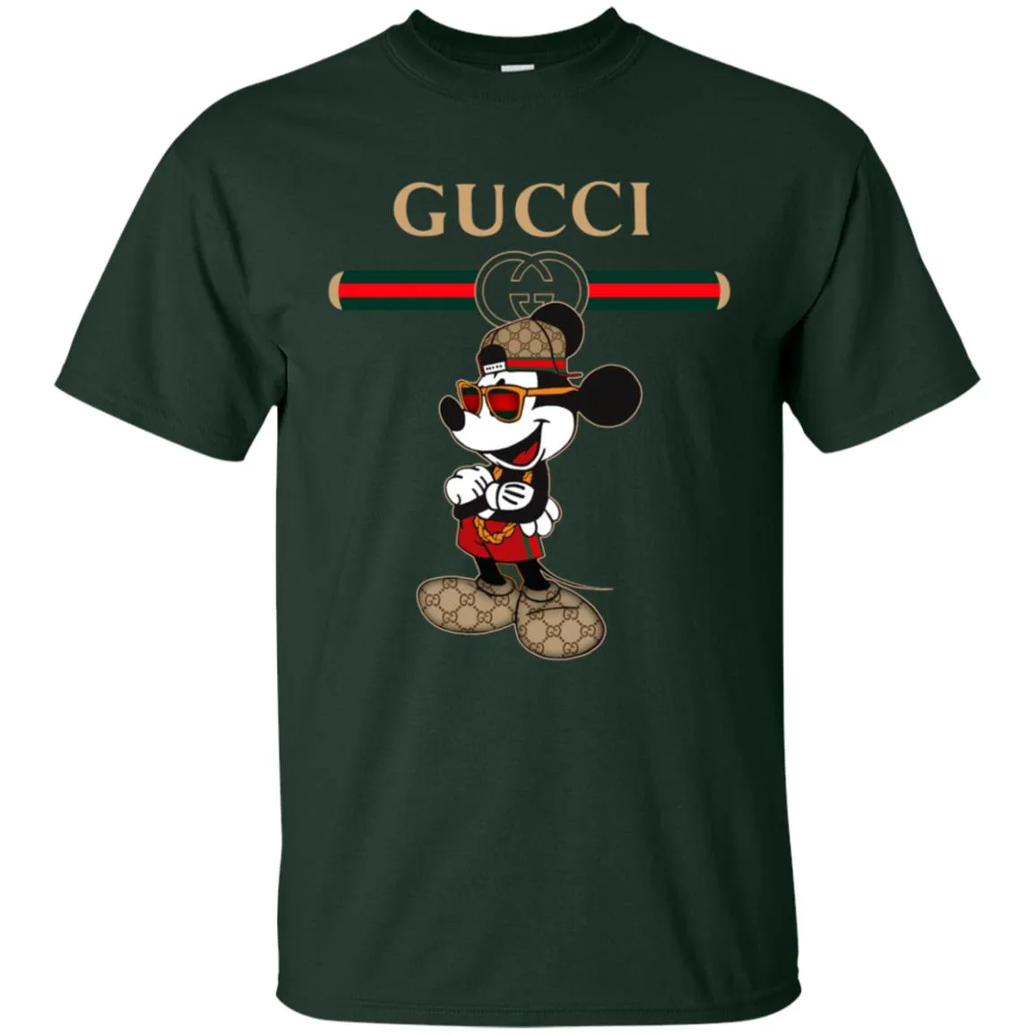 Gucci Mickey New Style T-shirt Men Cotton T-Shirt