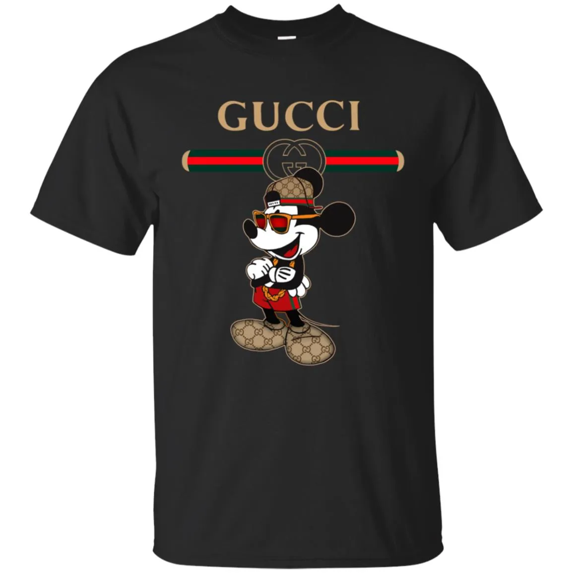 Gucci Mickey New Style T-shirt Men Cotton T-Shirt