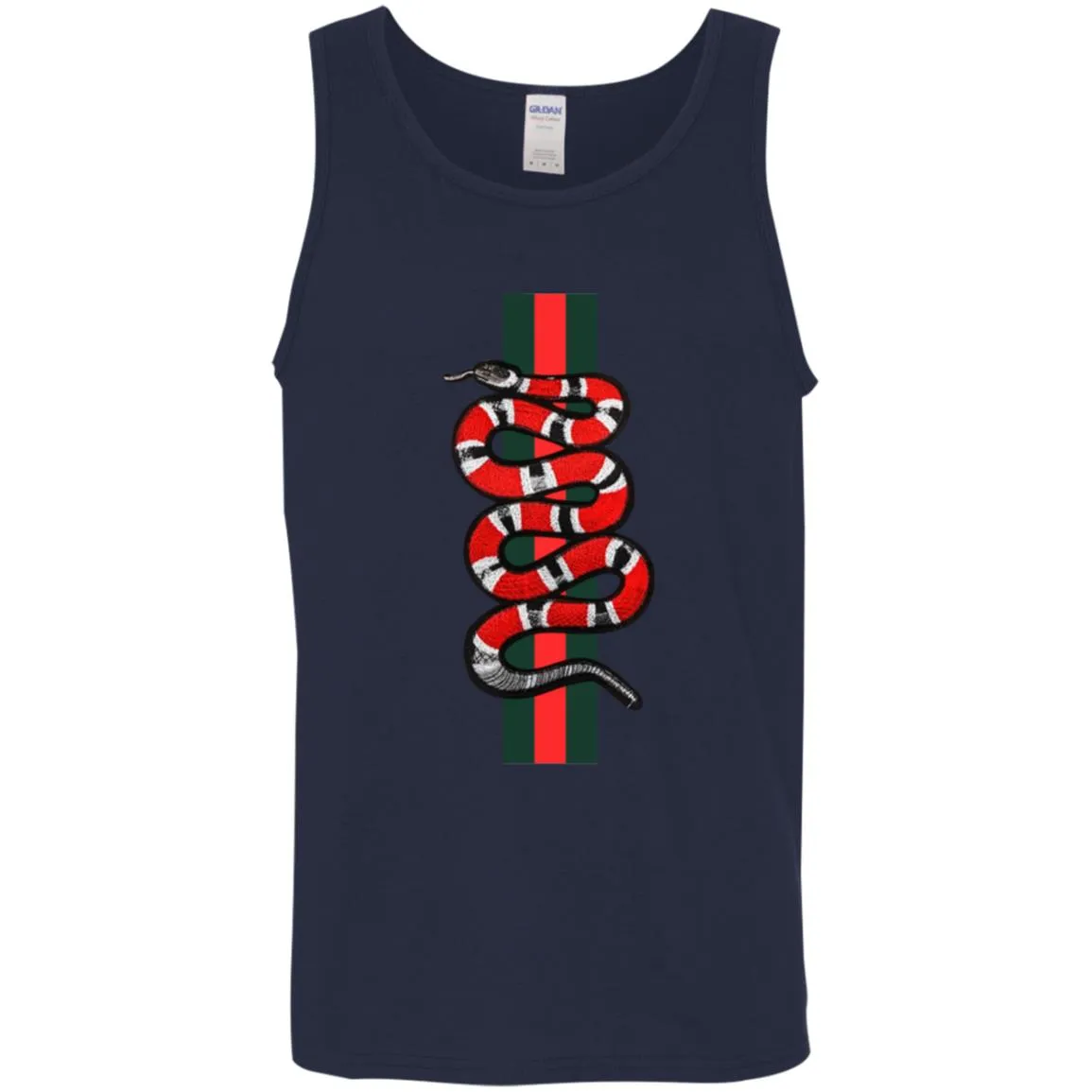 Gucci Snake Hot T-shirt Men Cotton Tank