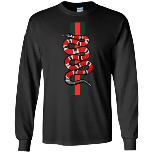 Gucci Snake Hot T-shirt Men Long Sleeve Shirt