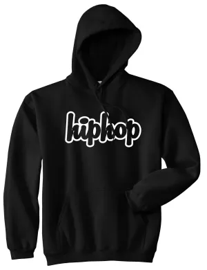 Hiphop Outline Old School Pullover Hoodie