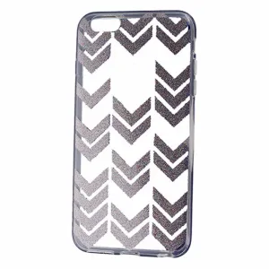 Incipio Design Hybrid Case for iPhone 6 Plus / 6s Plus - Silver Glitter Arrows