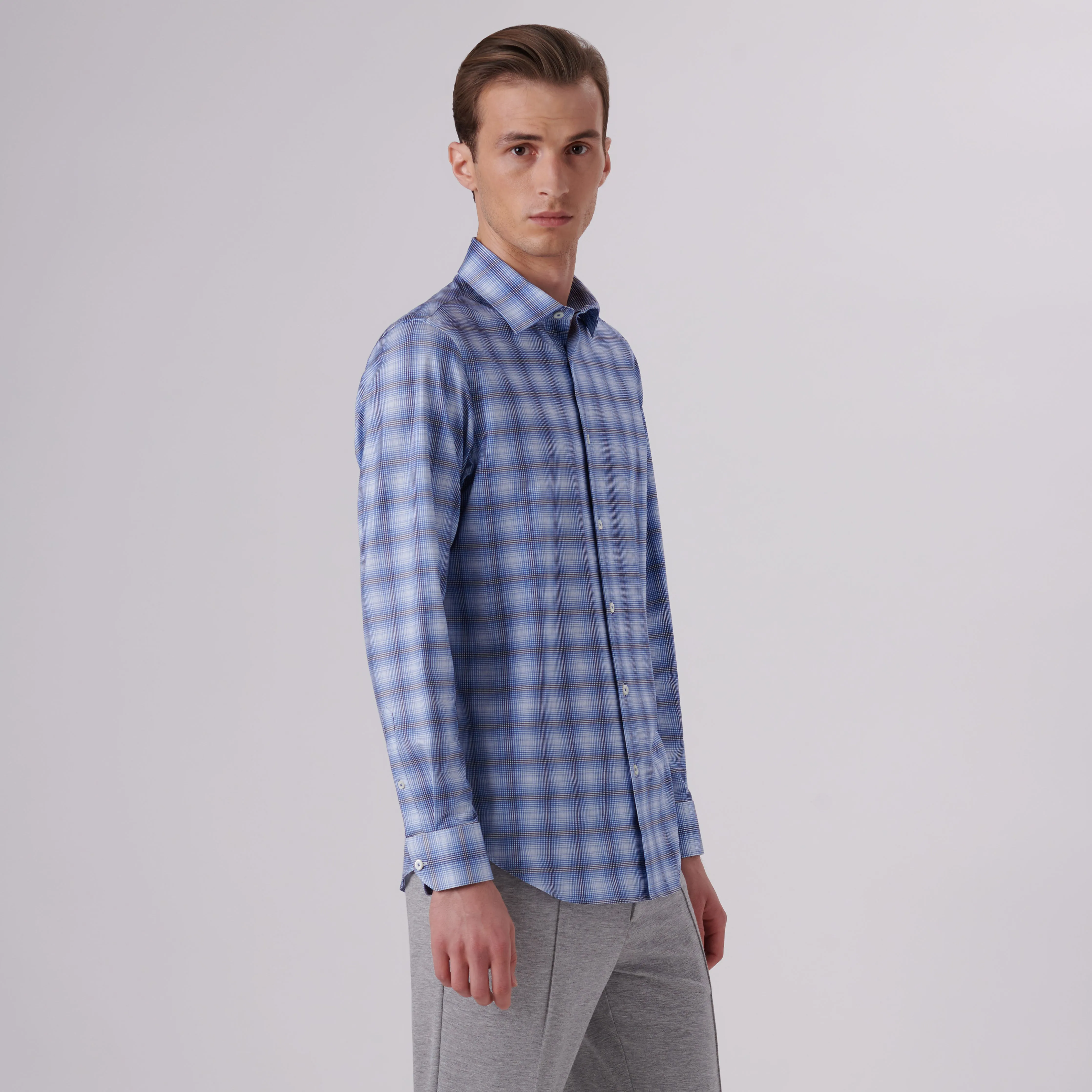 James Dupplin Check Print OoohCotton Shirt