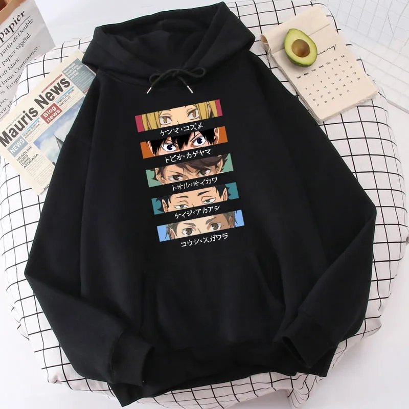 Kageyama Hip Hop Eyes Hoodie