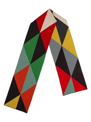 Large Triangles Scarf Multicolour Sample Sale