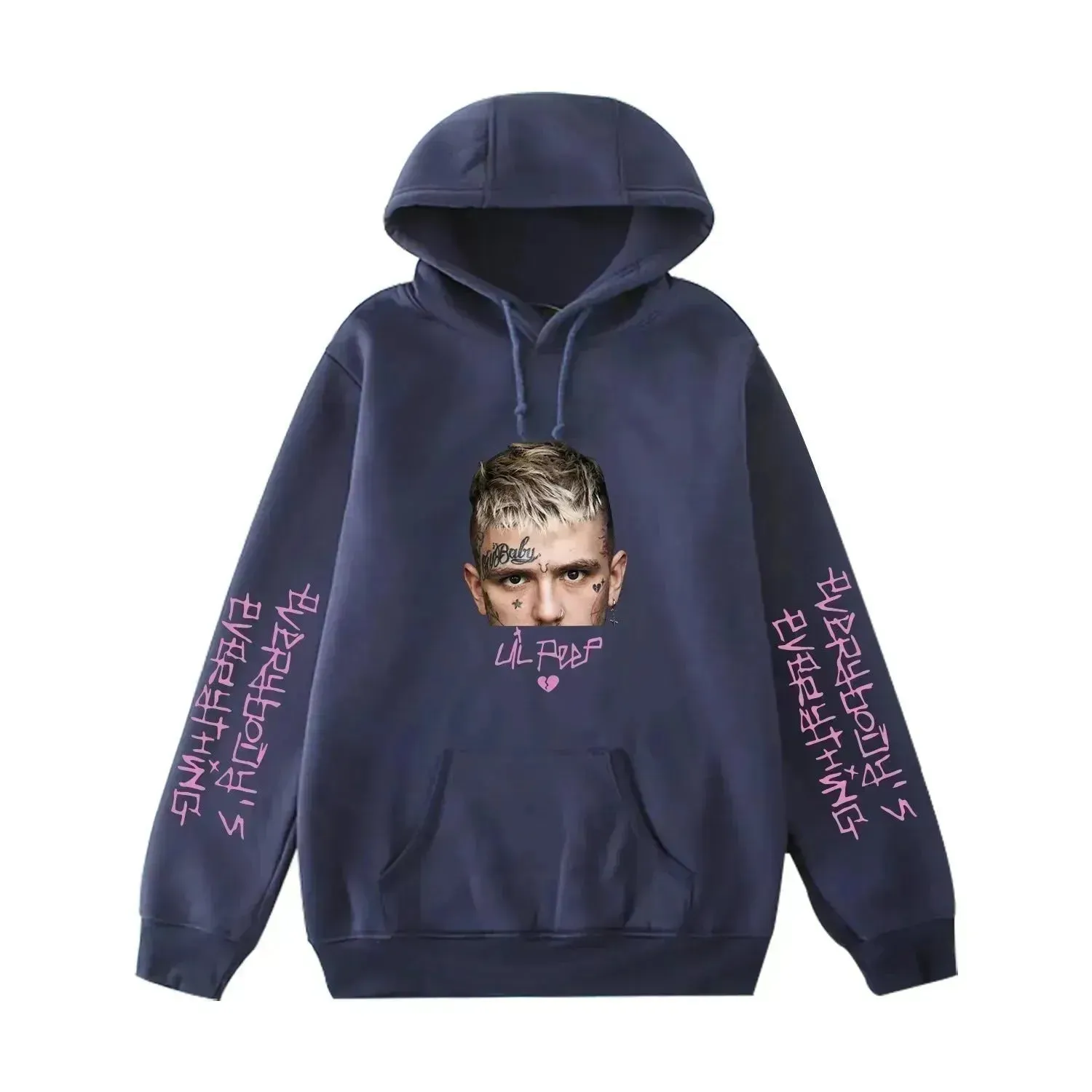 Lil Peep Drawstring Hooded Sweatshirt Pullover Unisex