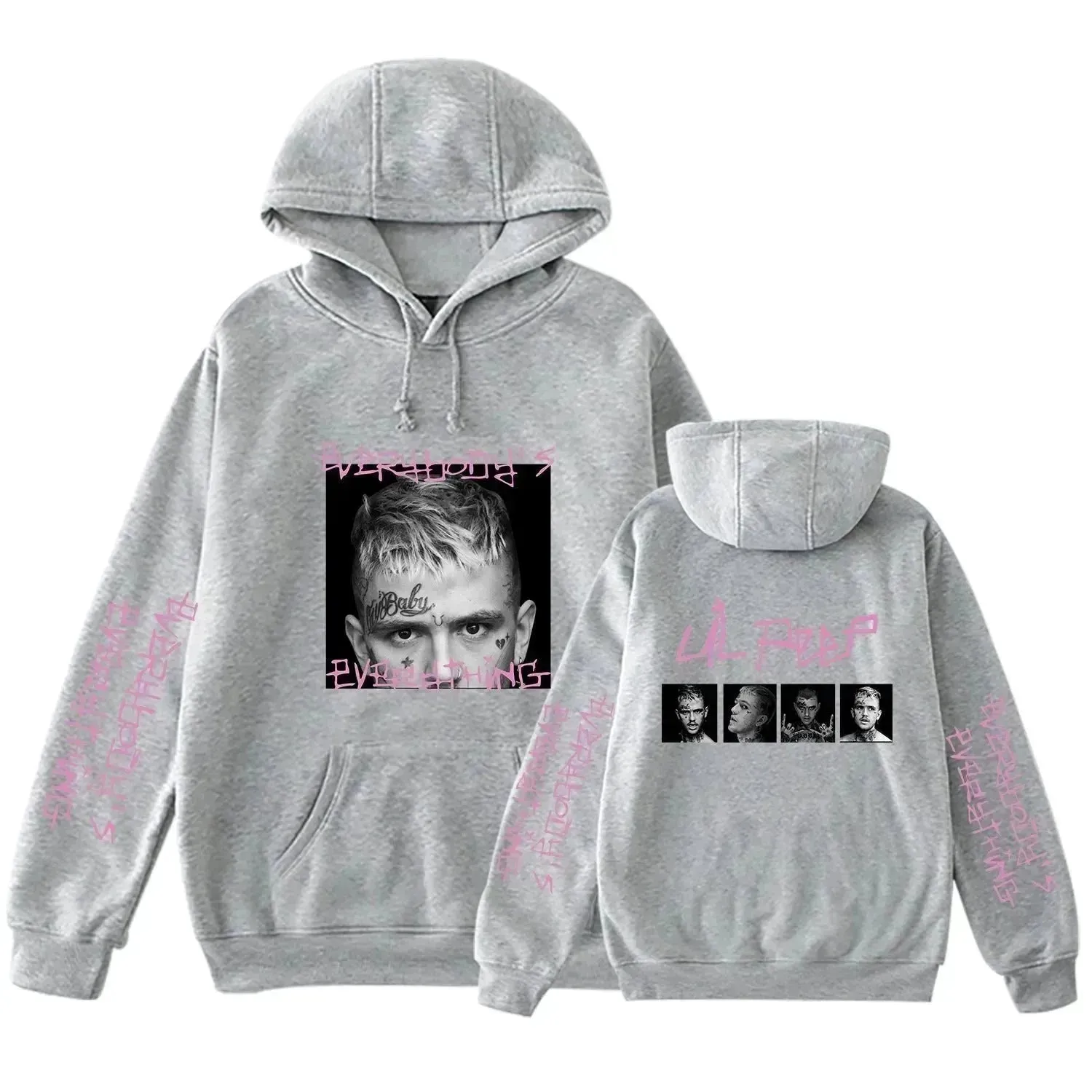 Lil Peep Drawstring Hooded Sweatshirt Pullover Unisex