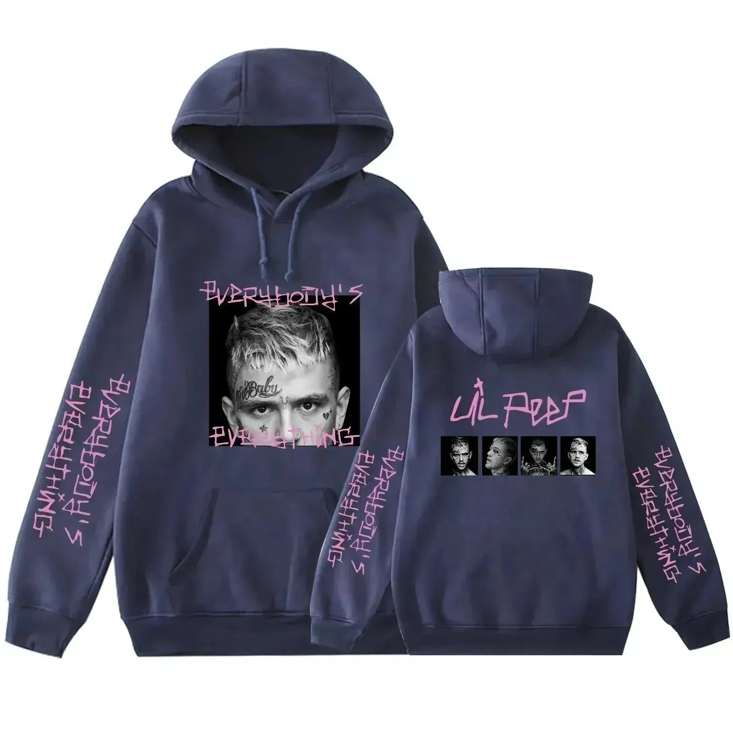 Lil Peep Drawstring Hooded Sweatshirt Pullover Unisex