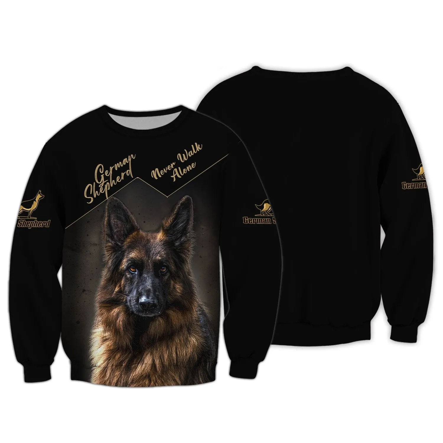 Love German Shepherd Sweatshirt Custom German Shepherd 3D Christmas Shirt