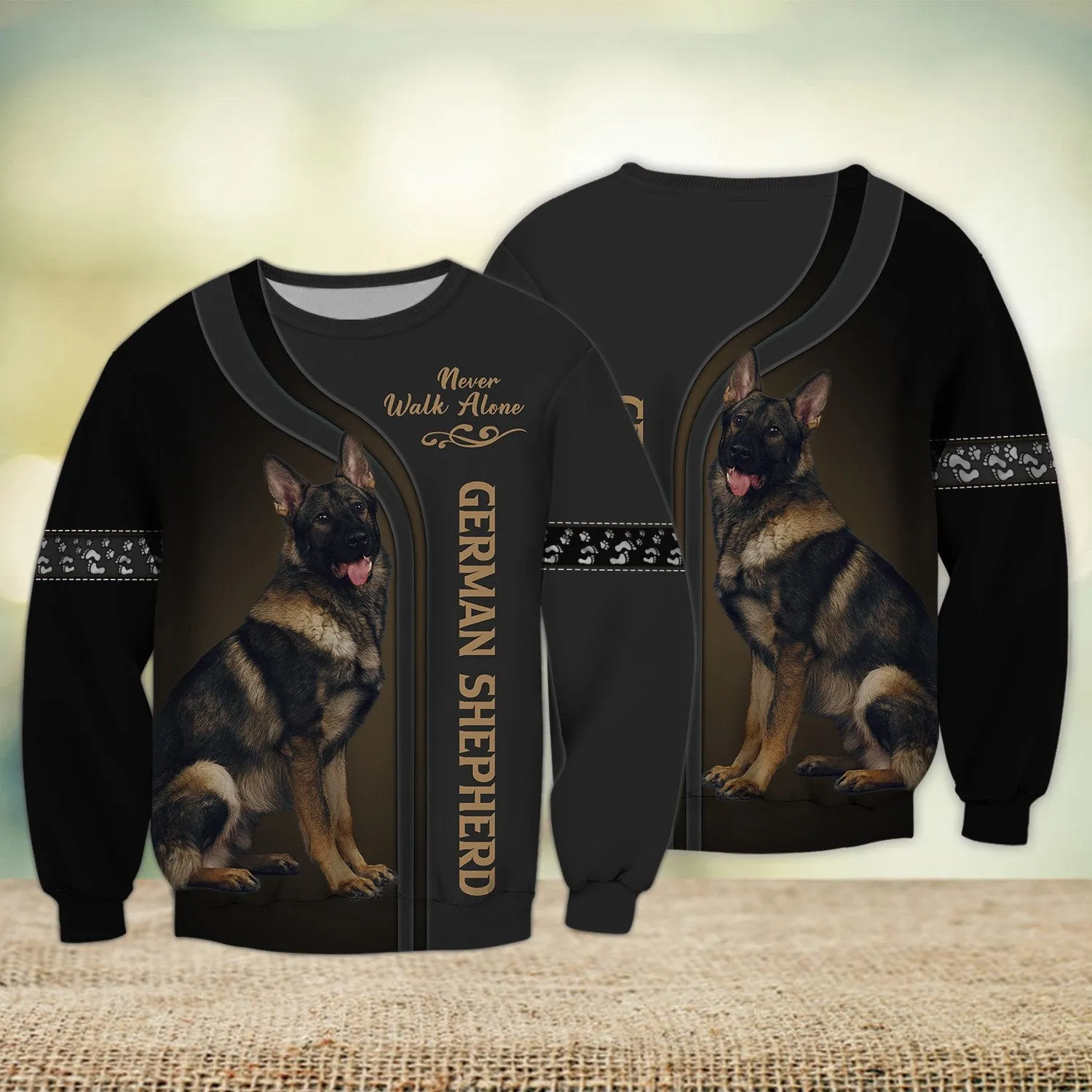 Love German Shepherd Sweatshirt Custom German Shepherd 3D Christmas Shirt