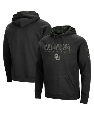 Men's Black Camouflage Hoodie oklahoma sooners oht Military Colosseum ,  black