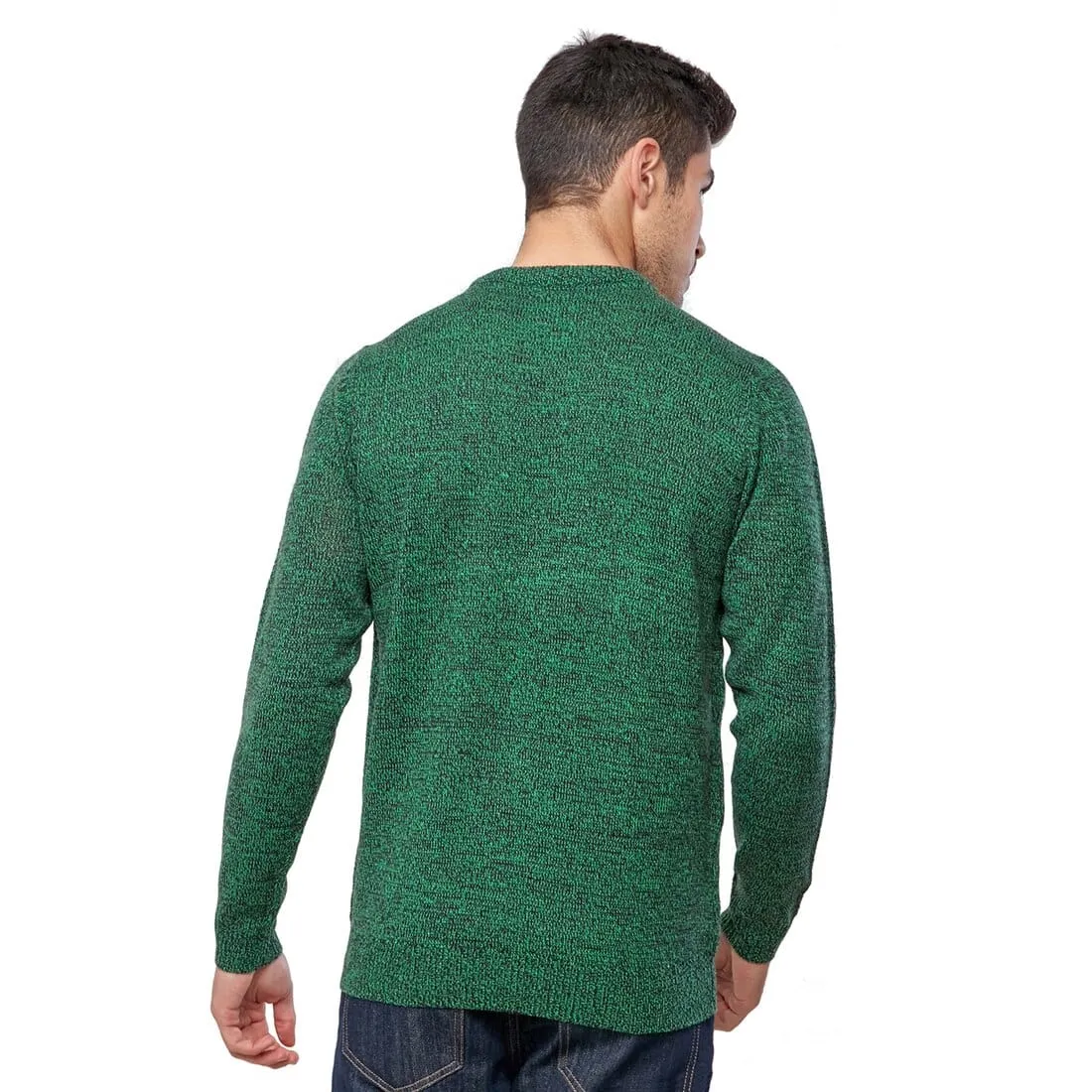 Mens Christmas Jumper Green Time For A Beer Bottles Party Fun