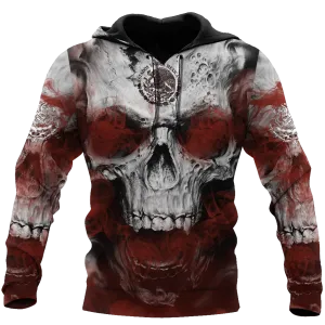 Mexico Skull Unisex 3D Hoodie, Mexican Skeleton Hoodie, Mexico Hoodies 3D Full Print