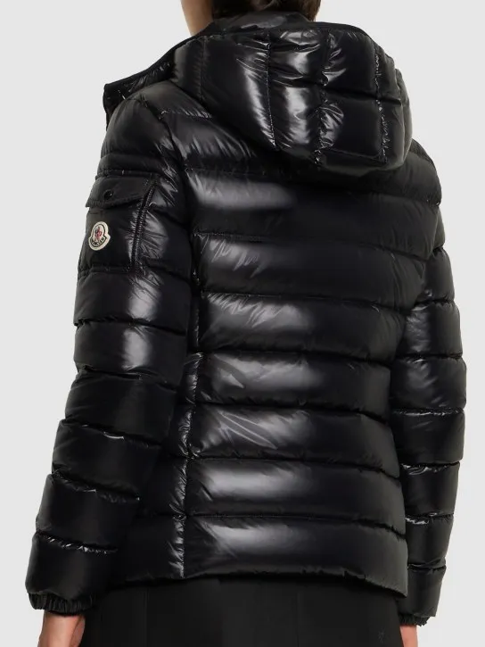 Moncler   Bady laqué nylon down jacket 