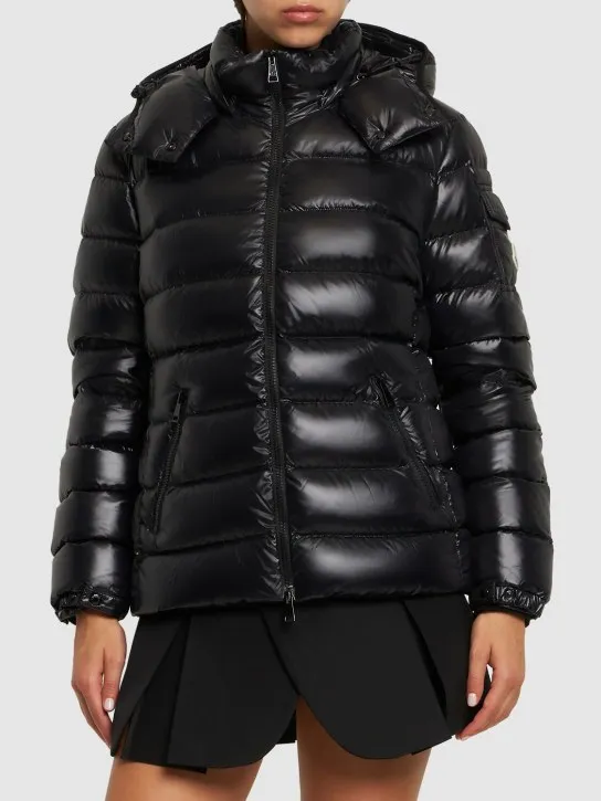 Moncler   Bady laqué nylon down jacket 