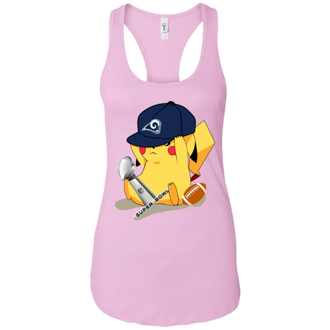 Nfl – Los Angeles Rams Pikachu Super Bowl 2019 Football Women Tank Top