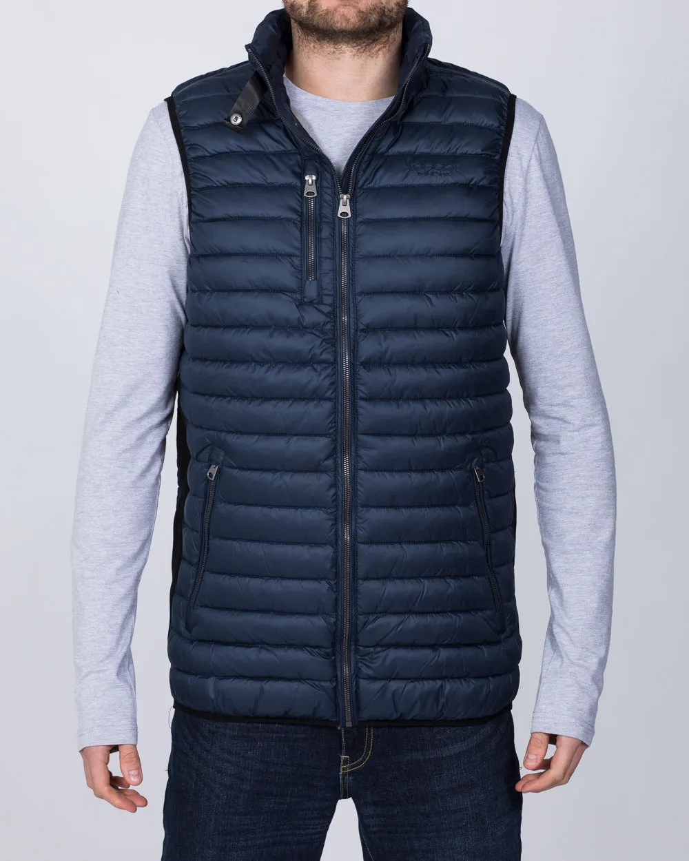 North 56 Tall Quilted Gilet (navy)