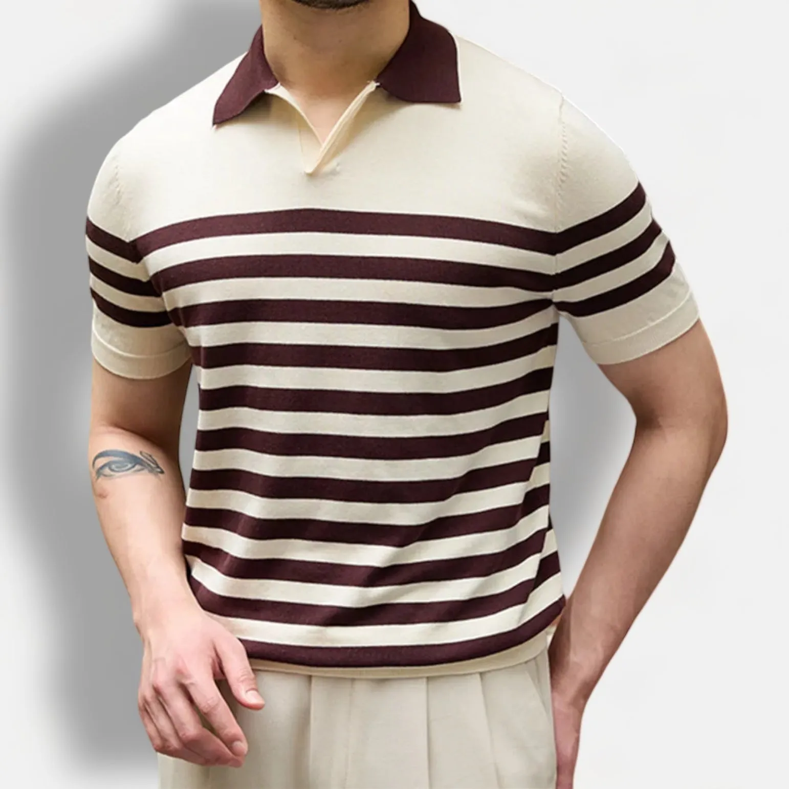 Office polo collar t-shirt