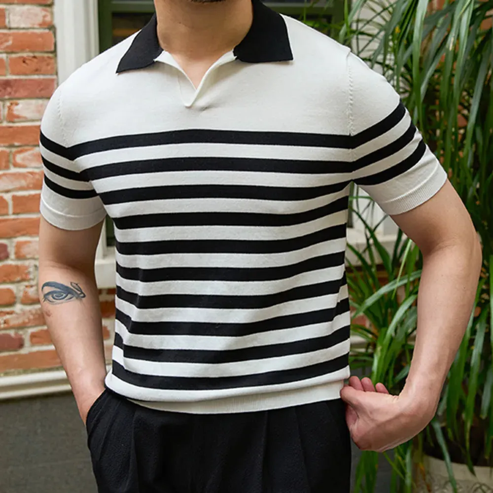 Office polo collar t-shirt