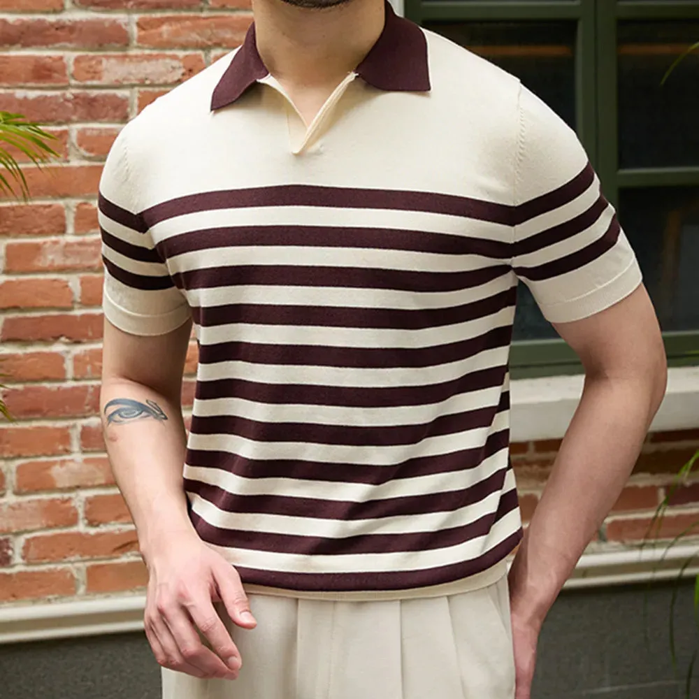 Office polo collar t-shirt