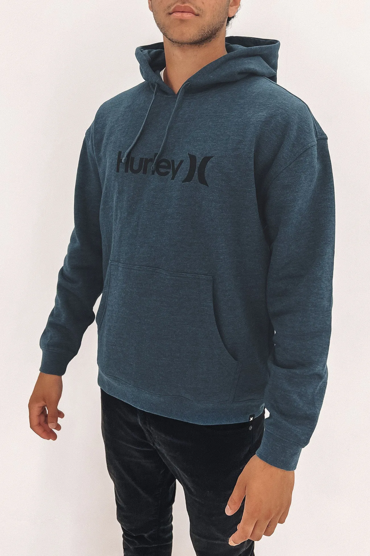 One And Only Solid Pullover Hoodie Heather Denim