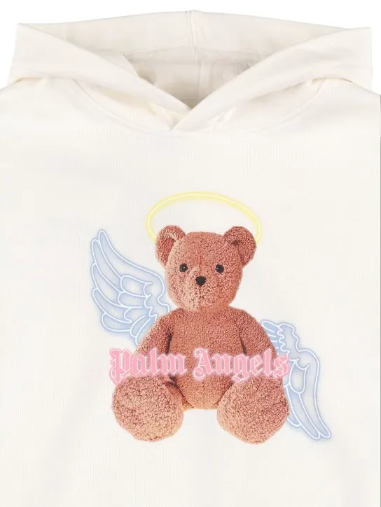 Palm Angels   PA bear angel cotton hoodie 