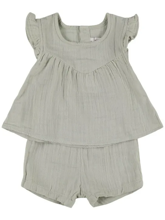 Petit Bateau   Cotton top &amp; shorts 