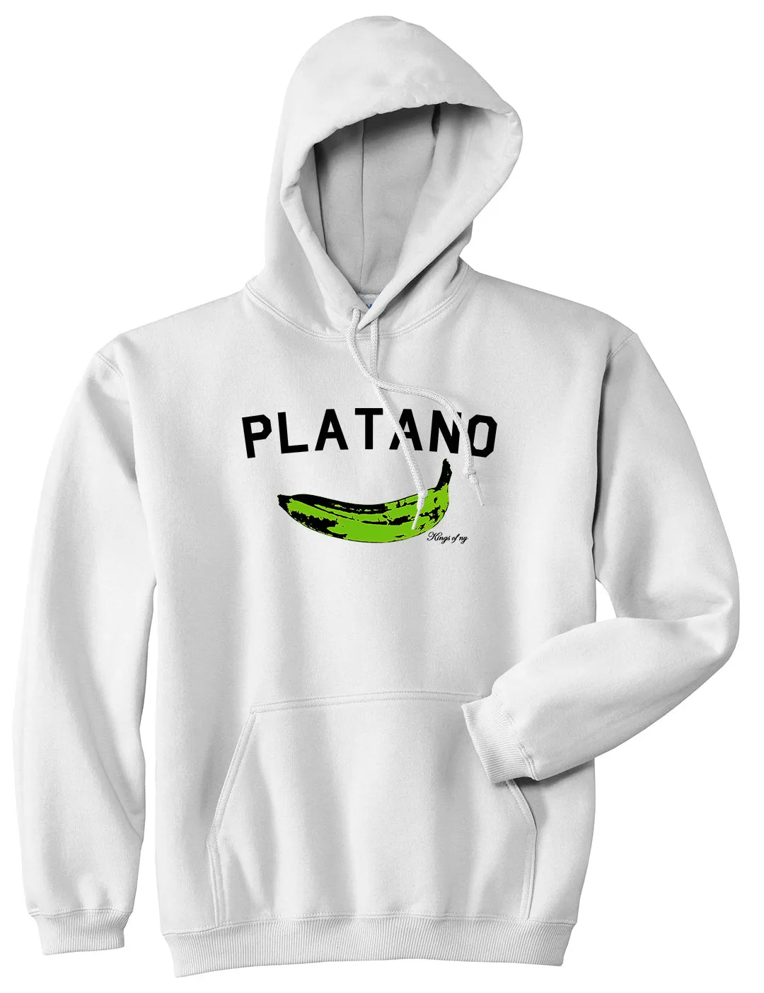 Platano Dominican Artwork DR Mens Pullover Hoodie